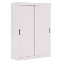 Szafa przesuwna 2-drzwiowa 100 cm INDIANA garderoba biała Szafa przesuwna 2-drzwiowa 100 cm INDIANA garderoba biała